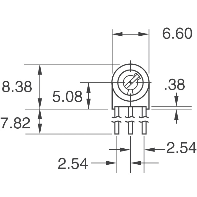 3329W-1-204LF Bourns Inc.  Trimmer Potentiometers
